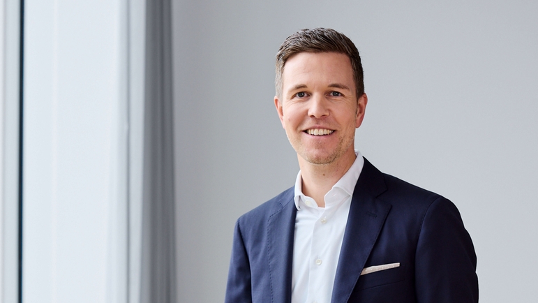Retrato de Fabian Dreier, nuevo Director corporativo de la Cadena de Suministro del Grupo Endress+Hauser