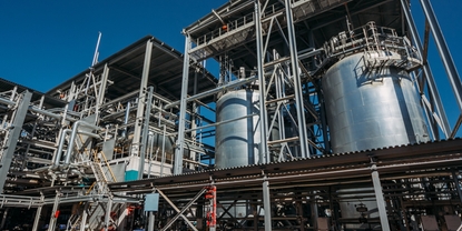 Industria química, proceso de polimerización