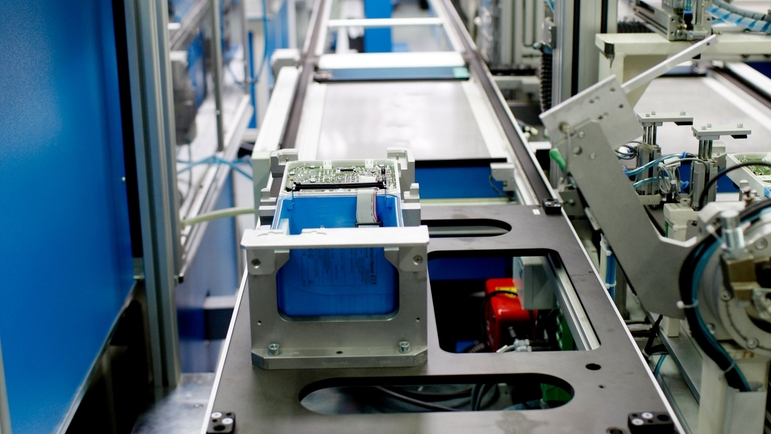 Producción Liquiline: fabricación altamente automatizada