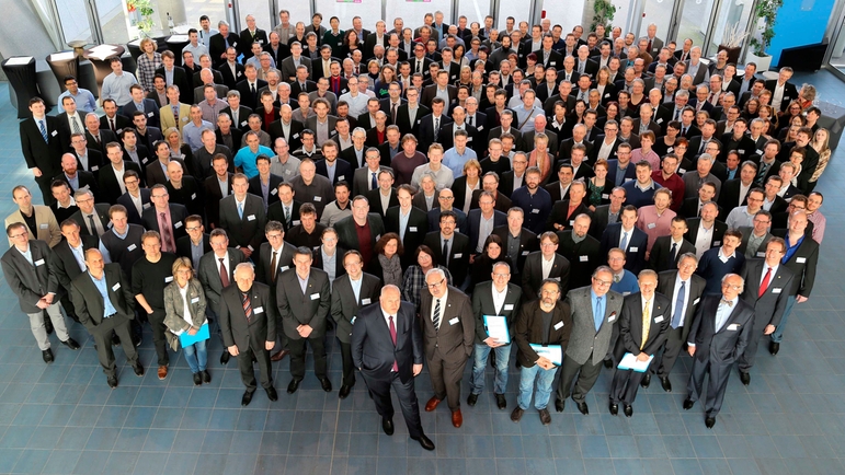 Endress+Hauser honoring its inventors at the Innovators’ Meeting 2016 in Mulhouse, France.