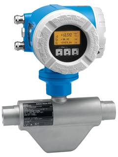 Imagen del caudalímetro Coriolis CNGmass DCI / 8DF para la medición de gas natural comprimido (CNG)