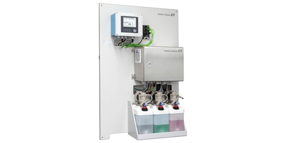 LiquilineControl CDC90 es un sistema de limpieza y calibración automático para sensores de pH y redox.