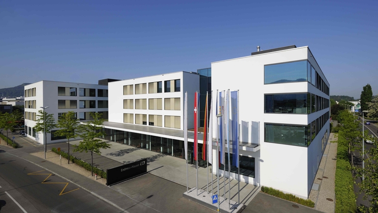 La sede central del Grupo Endress+Hauser en Reinach, Suiza.
