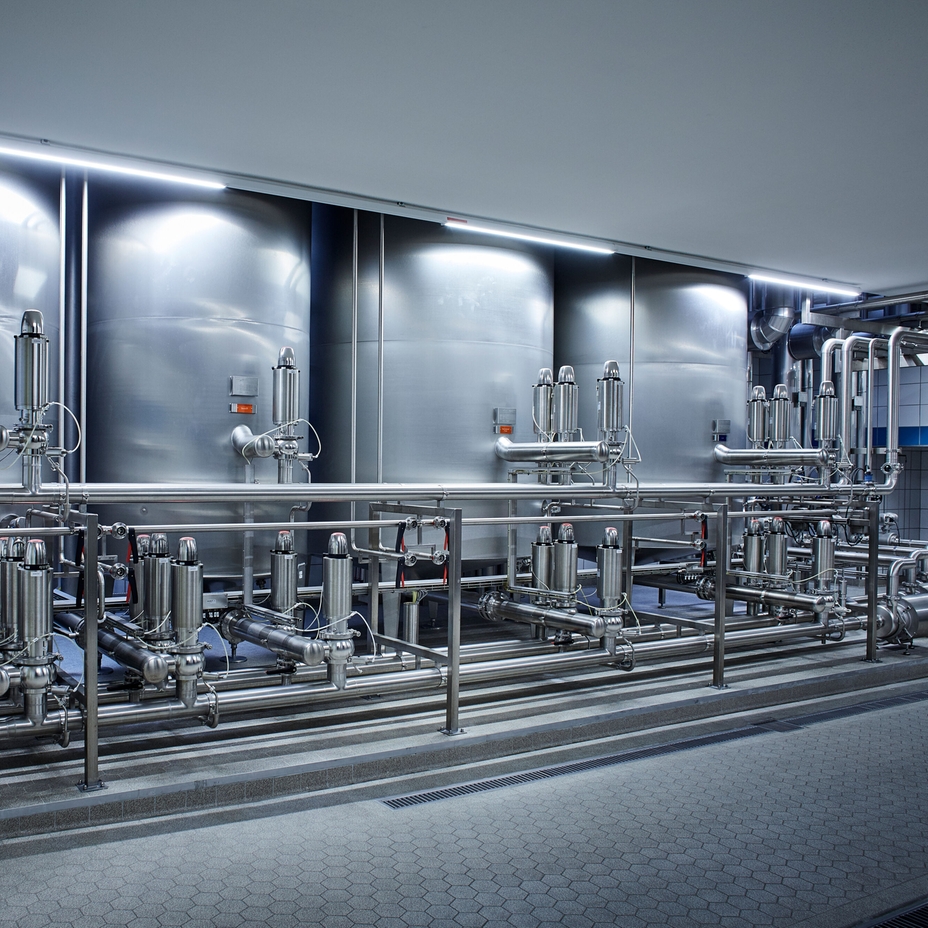 Sistema Clean-In-Place (CIP) en diseño higiénico