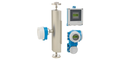 Imagen del Caudalímetro Coriolis Proline Promass A 500 / 8A5B con diferentes transmisores remotos