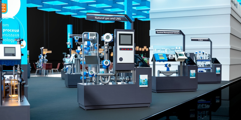 Endress+Hauser virtual trade fair booth