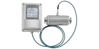 Imagen del equipo de medición de la concentración Teqwave H para el análisis de líquidos en aplicaciones higiénicas