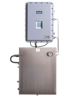 Imagen del analizador de gases SS2100I-1 TDLAS de una sola caja, ATEX, Zona 1, vista frontal, apilado