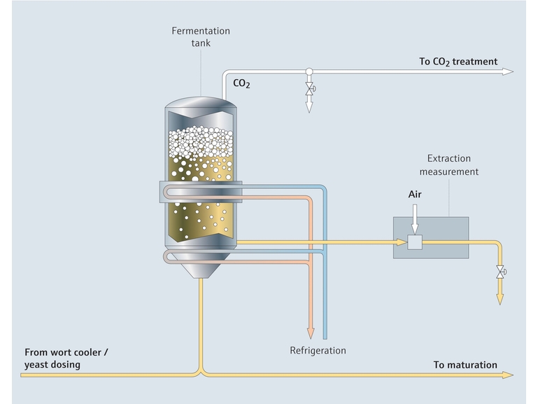 Visión general del proceso de fermentación de la cerveza